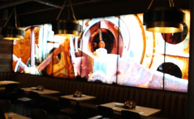 Acrylic Paneling with backlit lighting