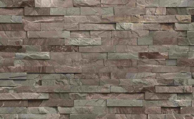 stone wall covering textured and shadered seamless mapping