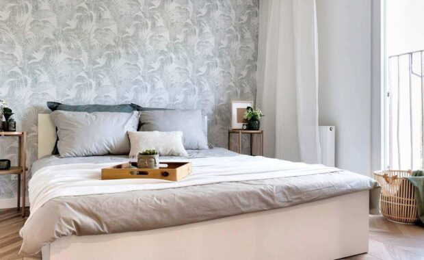 interior of bedroom with window