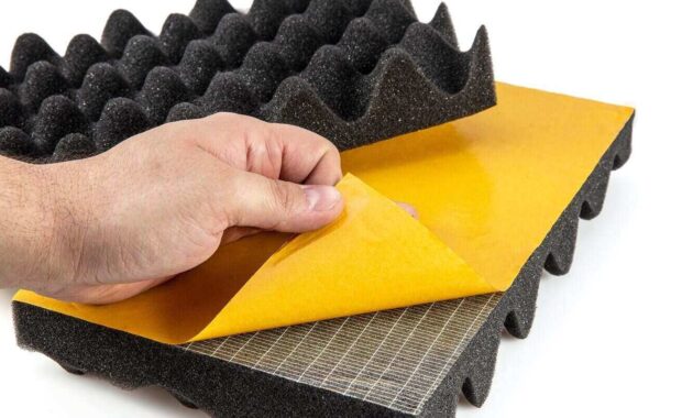 pattern of the soundproof panel of polyurethane foam