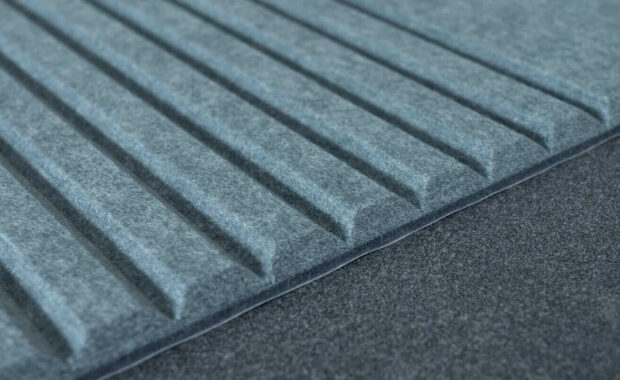 acoustic polyester material color grey background