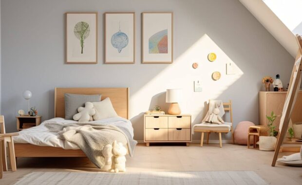 children's room custom wall covering