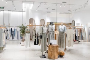 women's fashion store in the shopping center