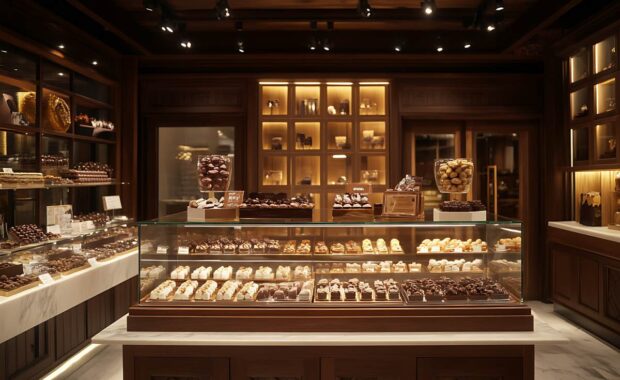 mirrored acrylic display