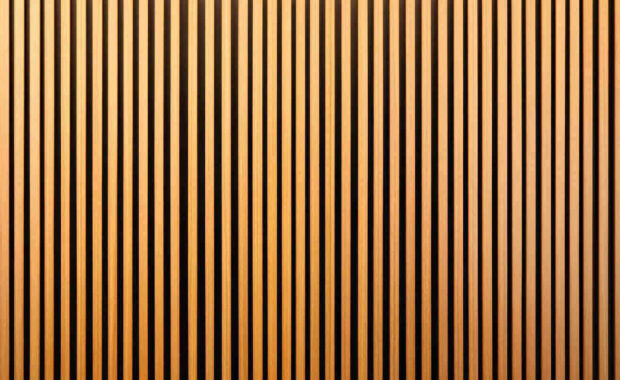 stylish wooden acoustic art panels to enhance sound absorption in modern interiors