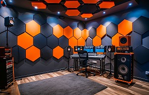 recording studio acoustic wall art