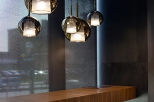 solar shades black color in the urban style interior